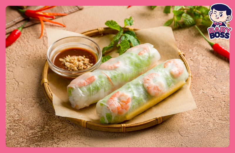 Gỏi cuốn tôm thịt hấp dẫn không thể bỏ qua trong bữa tiệc