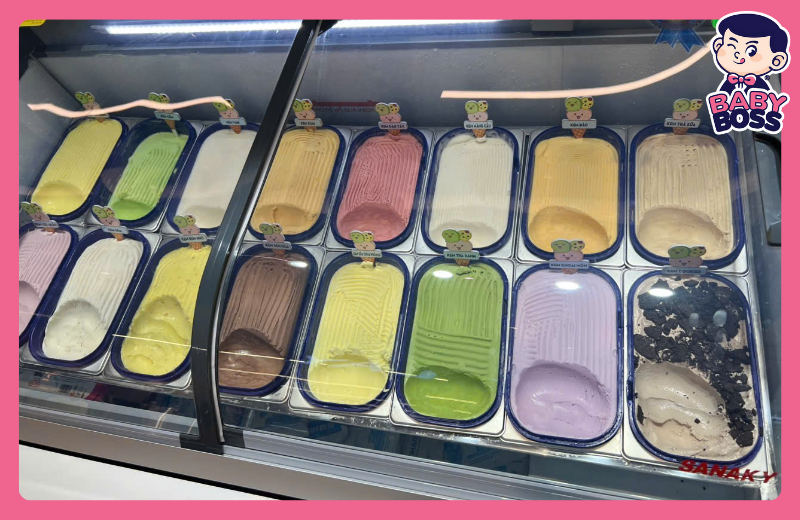 Nguồn kem Ý Gelato ổn định, công thức chuẩn Ý, đảm bảo ít béo, hương vị mịn màng