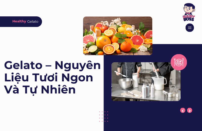 2. Gelato – Nguyên Liệu Tươi Ngon Và Tự Nhiên