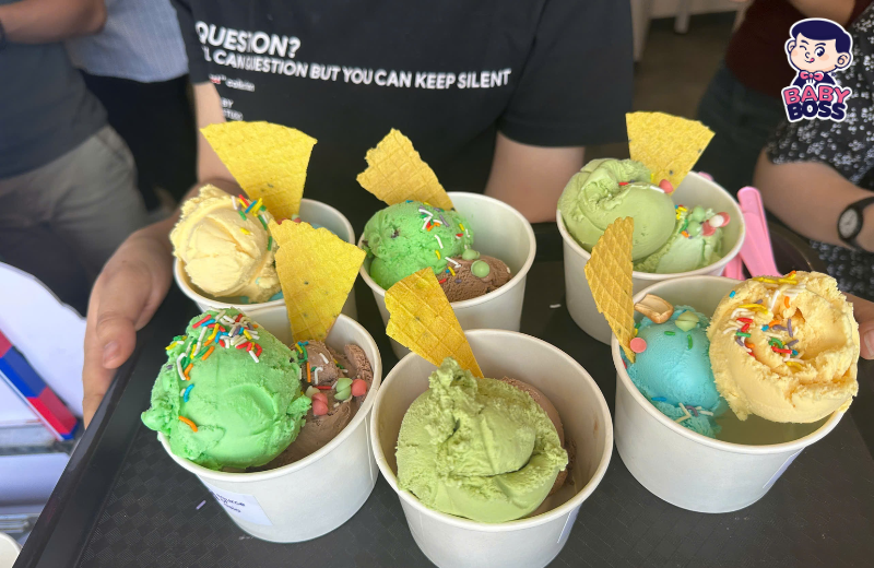 tiệc kem ý gelato