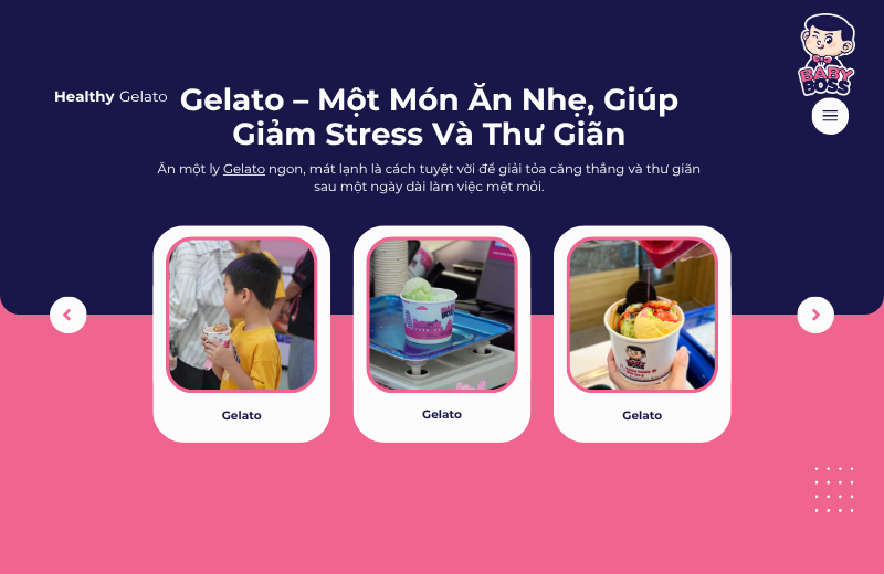 5. Gelato – Một Món Ăn Nhẹ, Giúp Giảm Stress Và Thư Giãn