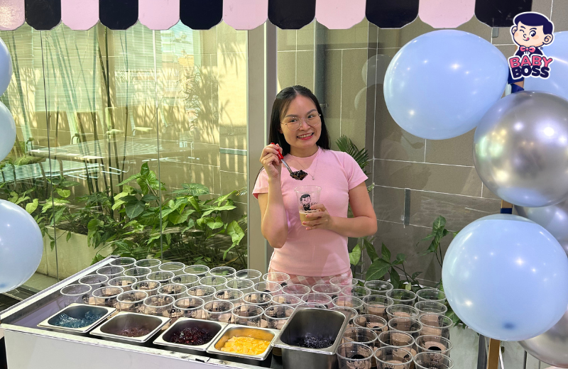 tiệc trà sữa thơm ngon 