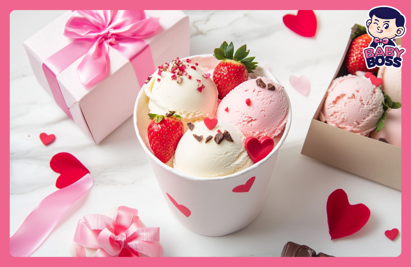 Thưởng thức Kem Ý Gelato ngọt ngào trong dịp 8/3