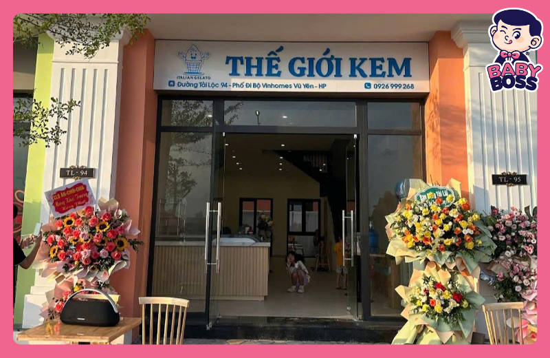 Thế Giới Kem - TL-94 Phố Tài Lộc, Vinhomes Royal Island, Đảo Vũ Yên, Thủy Nguyên, TP. Hải Phòng
