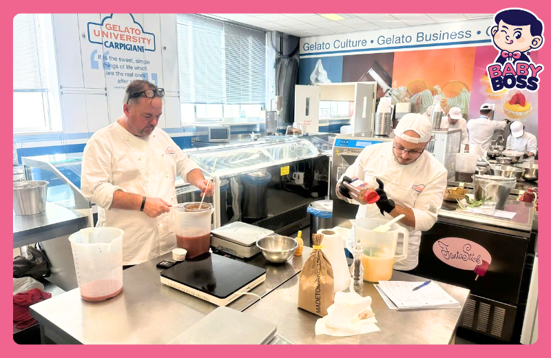 Thành Viên Ban Lãnh Đạo Baby Boss Đạt Chứng Nhận “Gelato Master”