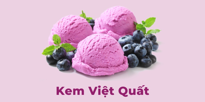 Kem việt quất