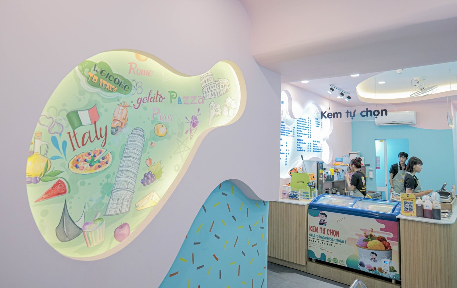 Nhượng quyền thương hiệu kem Gelato Baby Boss