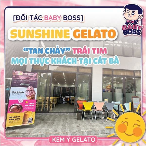 Baby Boss - Shunshine Partner: Baby Boss Gelato melts the hearts of every diner