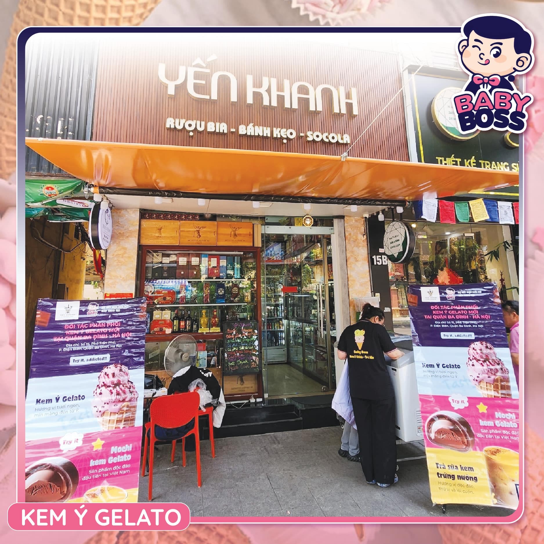 Baby Boss Partner - Yến Khanh: Bringing Italian Gelato to Ba Đình District