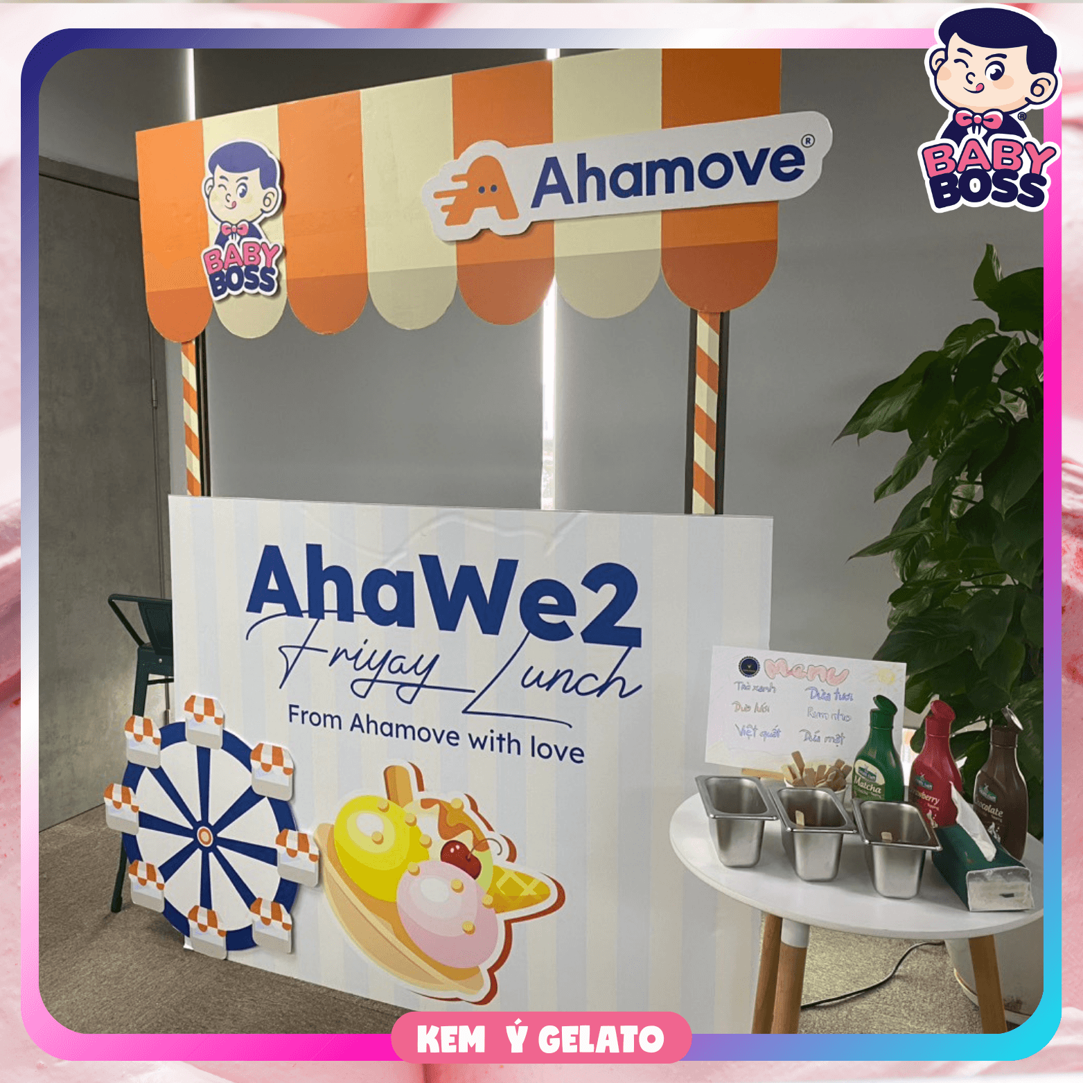 Baby Boss X AHAMOVE: Connecting Through an Italian Gelato Ice Cream Truck Live Station Party