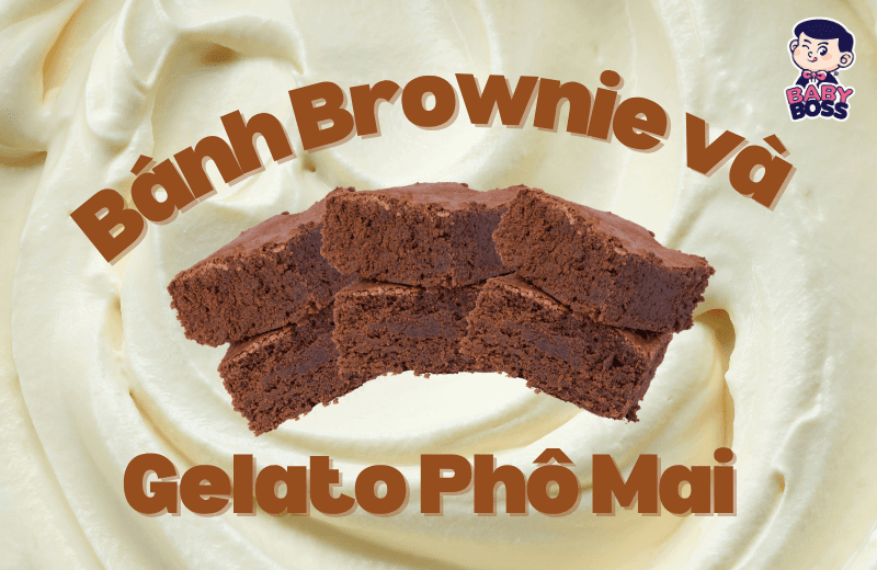 Elevate Your Afternoon Snack with a Warm Brownie & Italian Cheese Gelato
