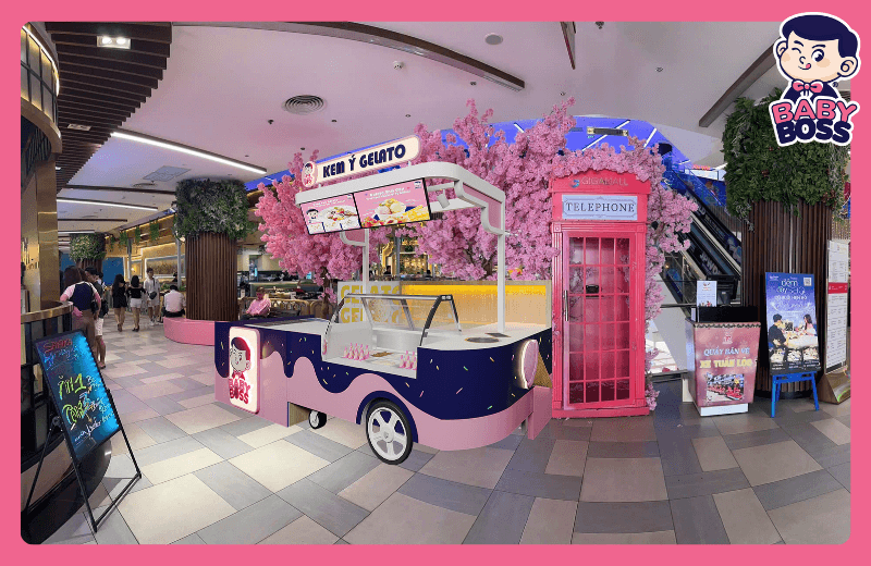 Italian Gelato at Baby Boss will be available at Giga Mall Thủ Đức