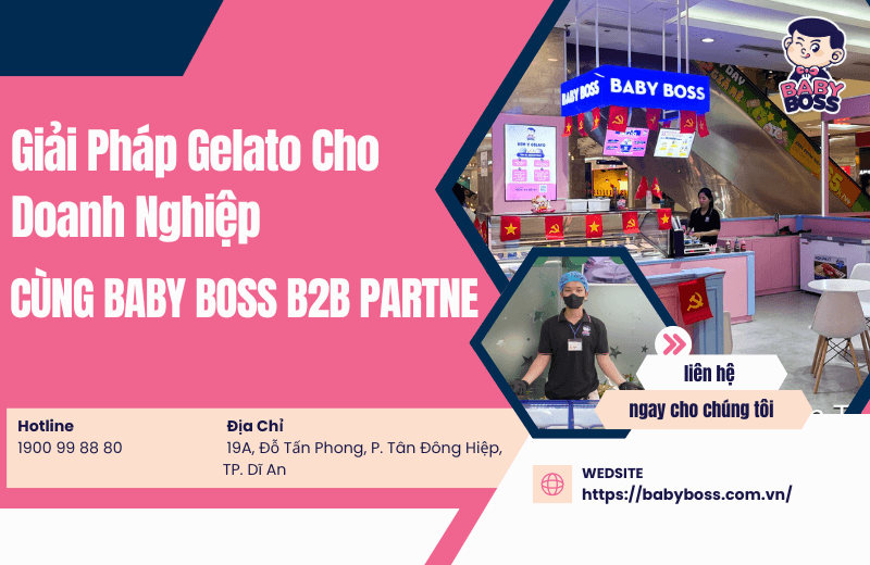 Gelato Solutions for Businesses – Baby Boss B2B Partner