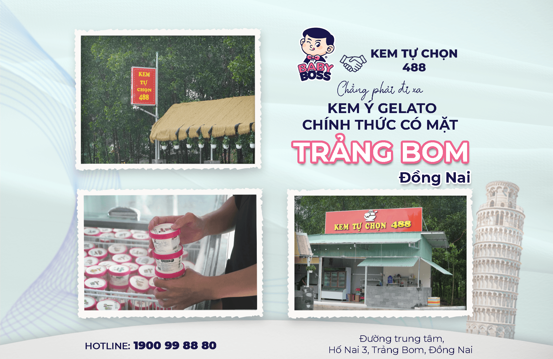 Discover Authentic Italian Gelato in Hố Nai 3, Trảng Bom – Enjoy Fresh, Delicious Flavours with Baby Boss!