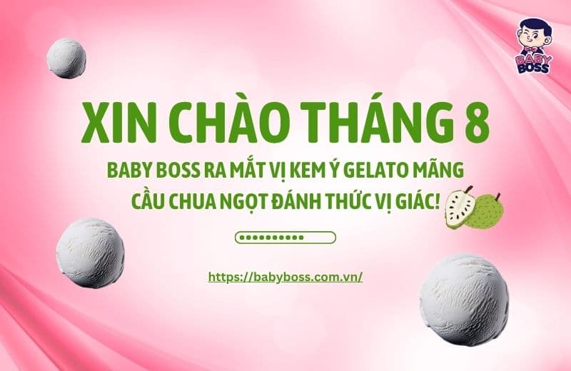 Hello August: Baby Boss Launches Sweet and Sour Soursop Gelato to Awaken Your Taste Buds!