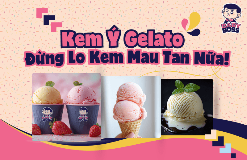 Baby Boss Italian Gelato: No More Worrying About Gelato Melting Quickly!