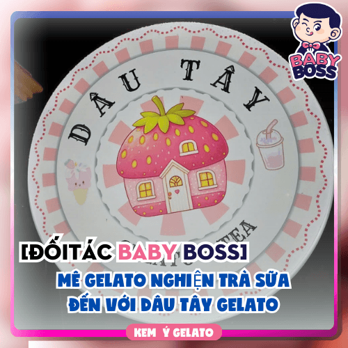 Baby Boss Italian Gelato at Dâu tây Gelato Bến Tre