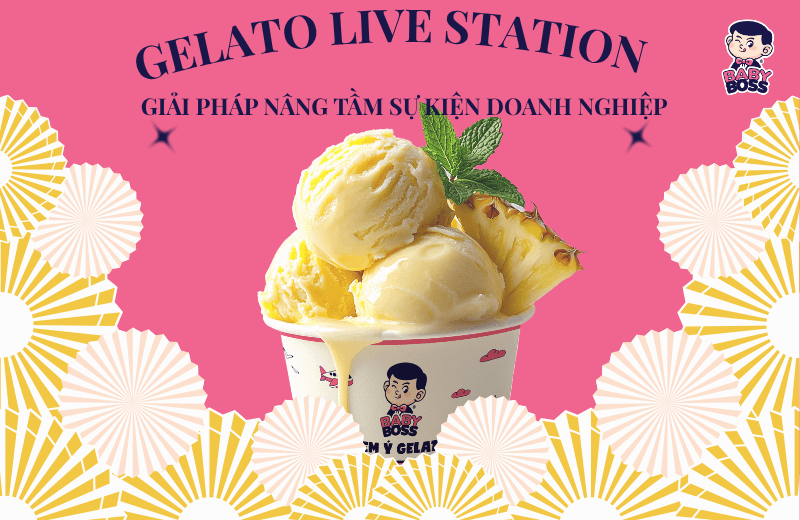 Gelato live station – A solution to elevate corporate events