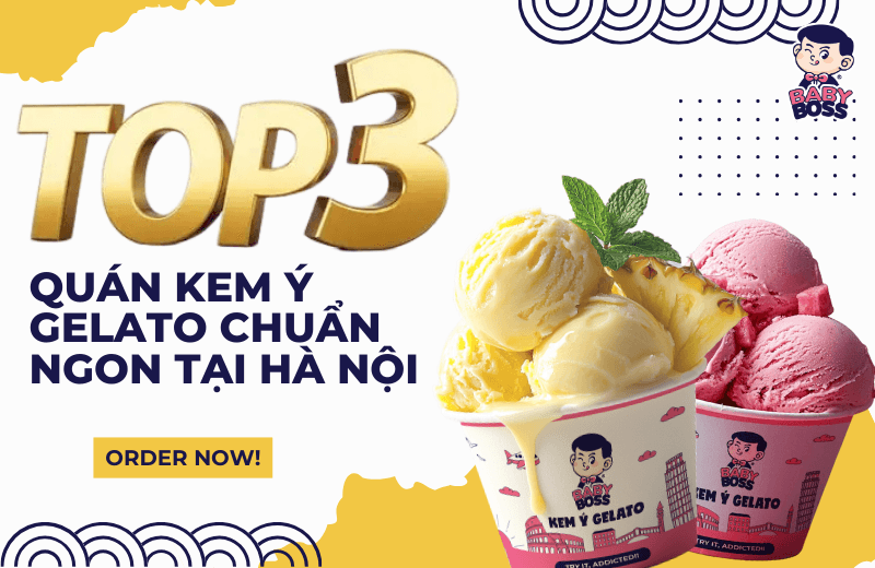 Top 3 Delicious Authentic Italian Gelato Shops in Hanoi