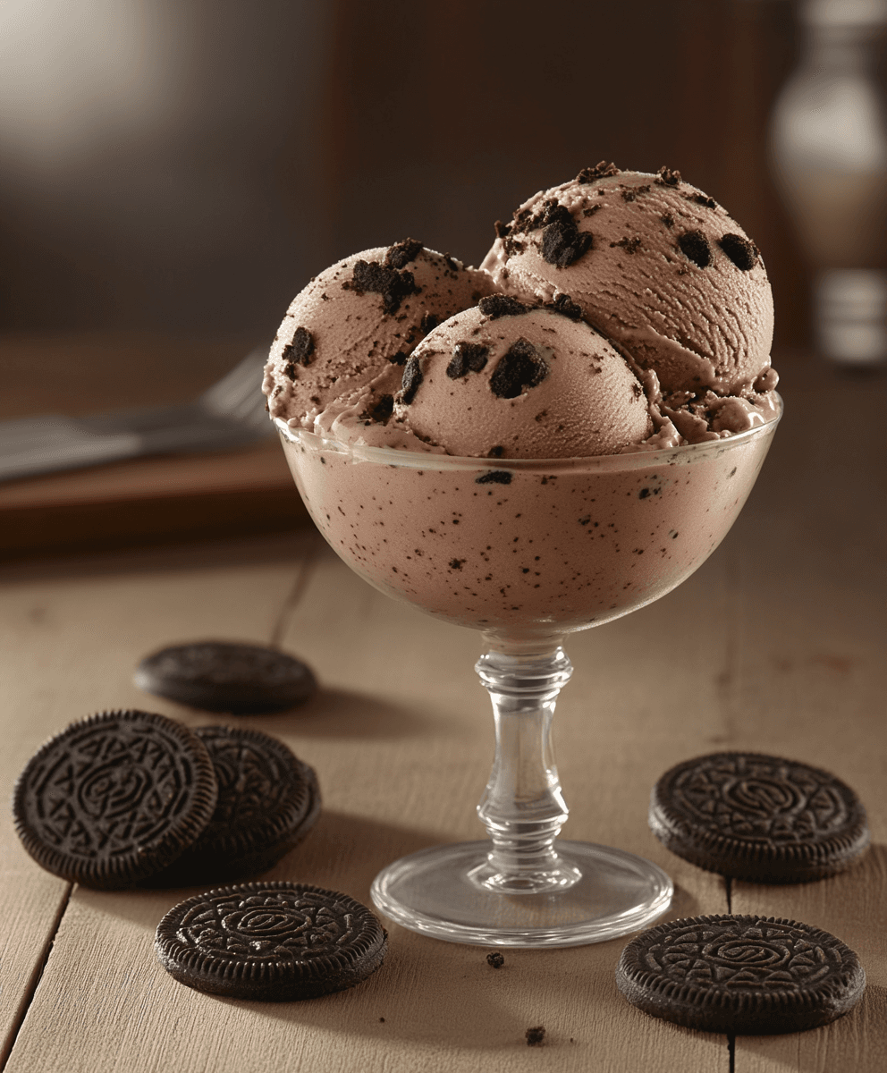Chocolate Gelato and the Combination of Chocolate and Cookies (Chocolate Cookie)