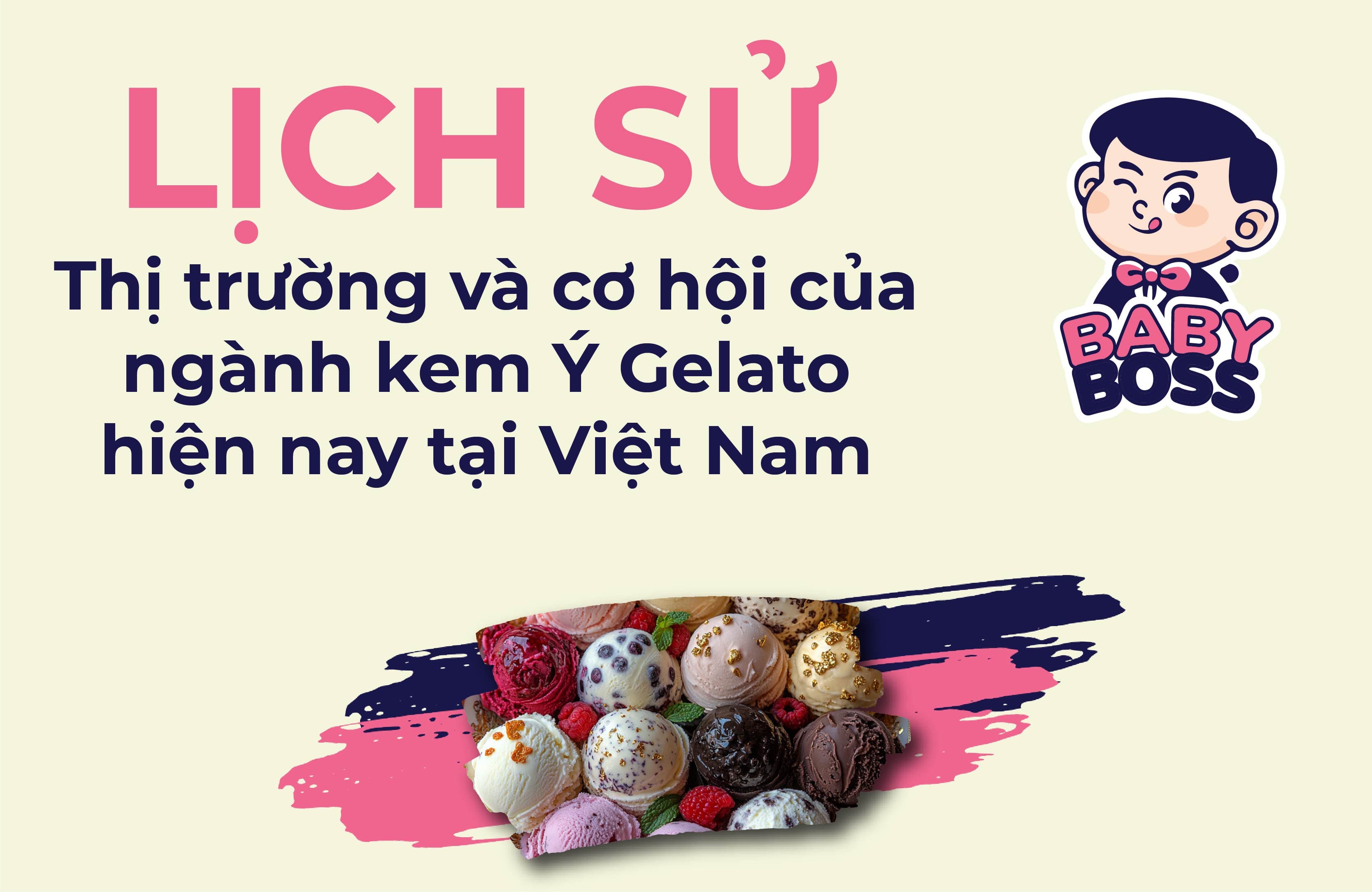 The development, market and current opportunities of the Italian Gelato industry in Vietnam