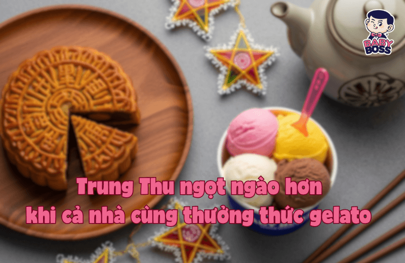 Mid-Autumn Festival is sweeter when the whole family enjoys gelato together.