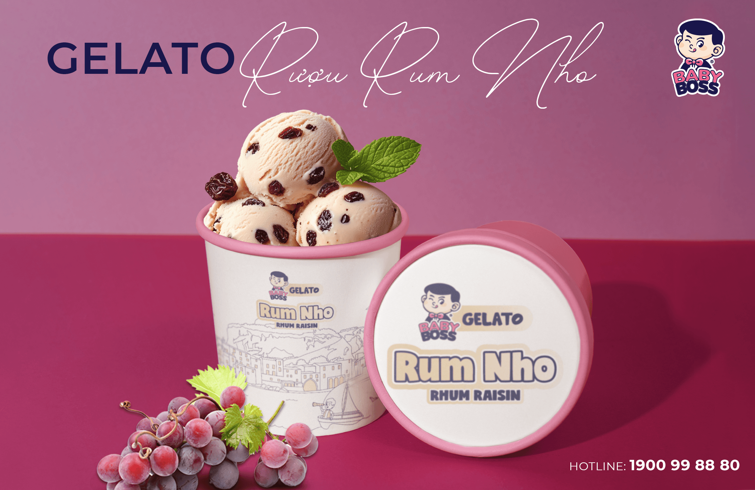 Baby Boss Rum Raisin Gelato: A 5-Star Experience – Where Flavours Soar