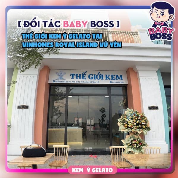 Baby Boss Gelato officially arrives at Vinhomes Royal Island Vu Yen, Hai Phong