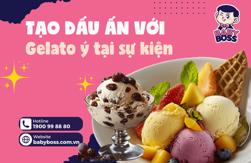 Create a Brand Impression with Italian Gelato at Events