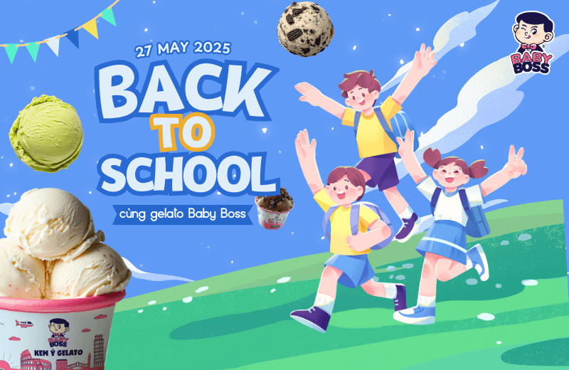 Full of energy – Ready for the new school year with Back-to-school gelato that connects emotions