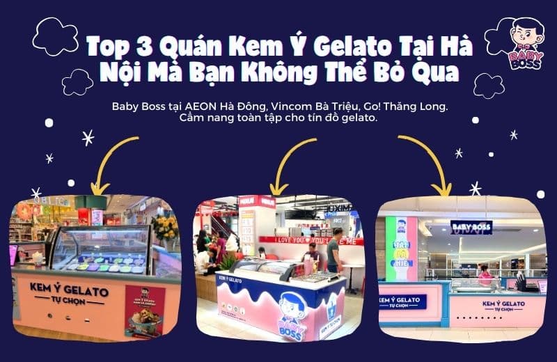 Top 3 Italian Gelato Shops in Hanoi You Can’t Miss
