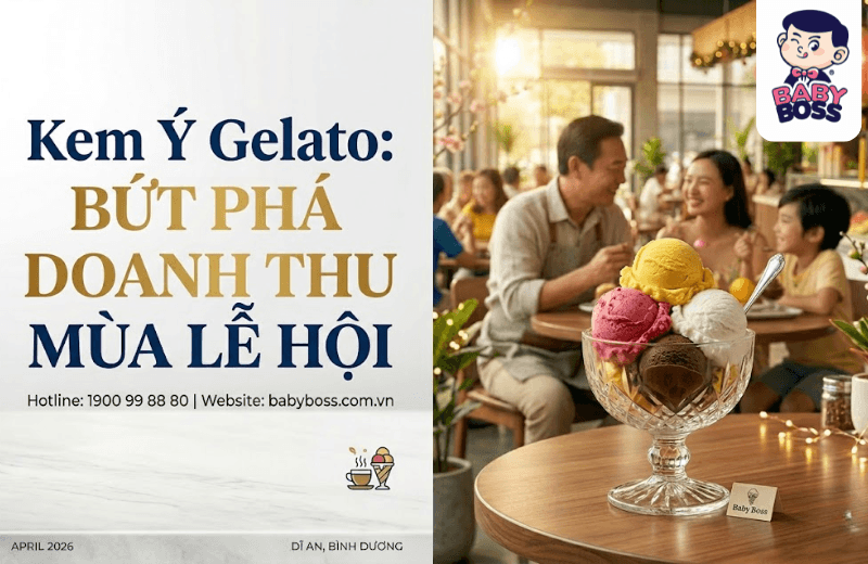 kem Ý Gelato: Bứt Phá Doanh Thu Mùa Lễ Hội