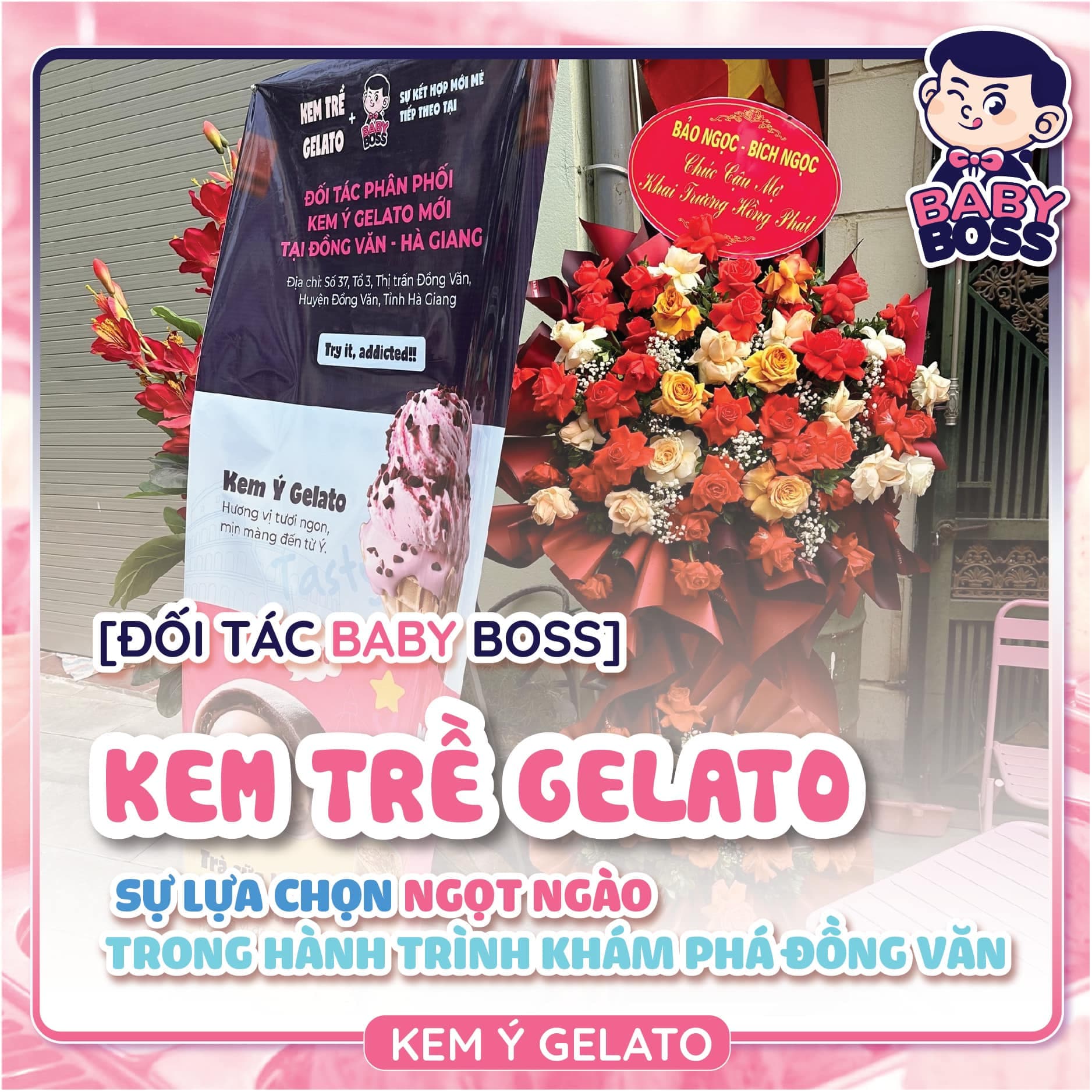 Baby Boss Partner - Kem Trề: A sweet choice on the journey to discover Đồng Văn