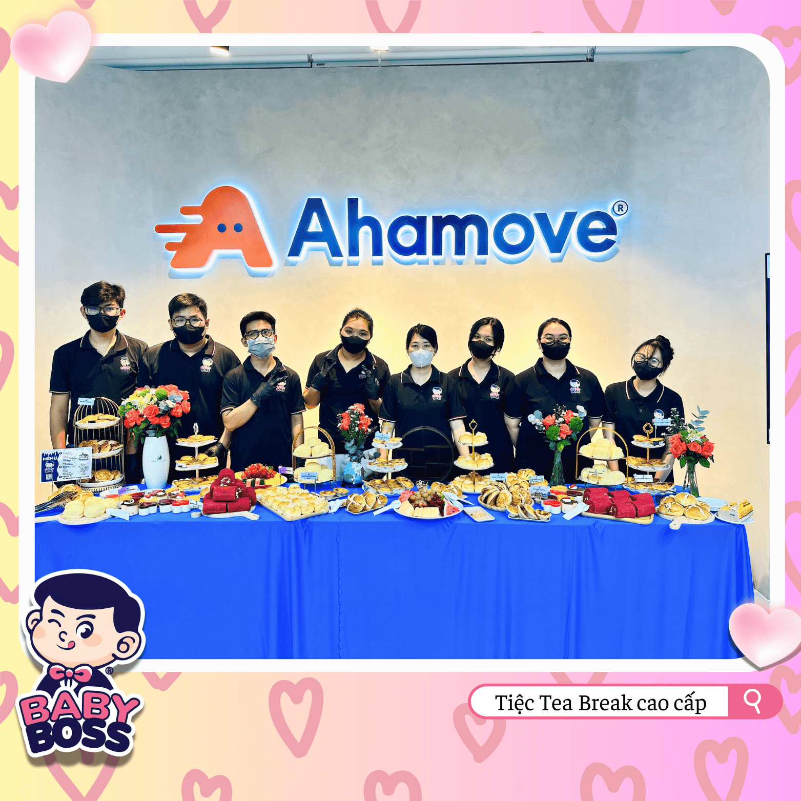 Baby Boss Organises a Tea Break Party to Celebrate Ahamove’s 9th Birthday