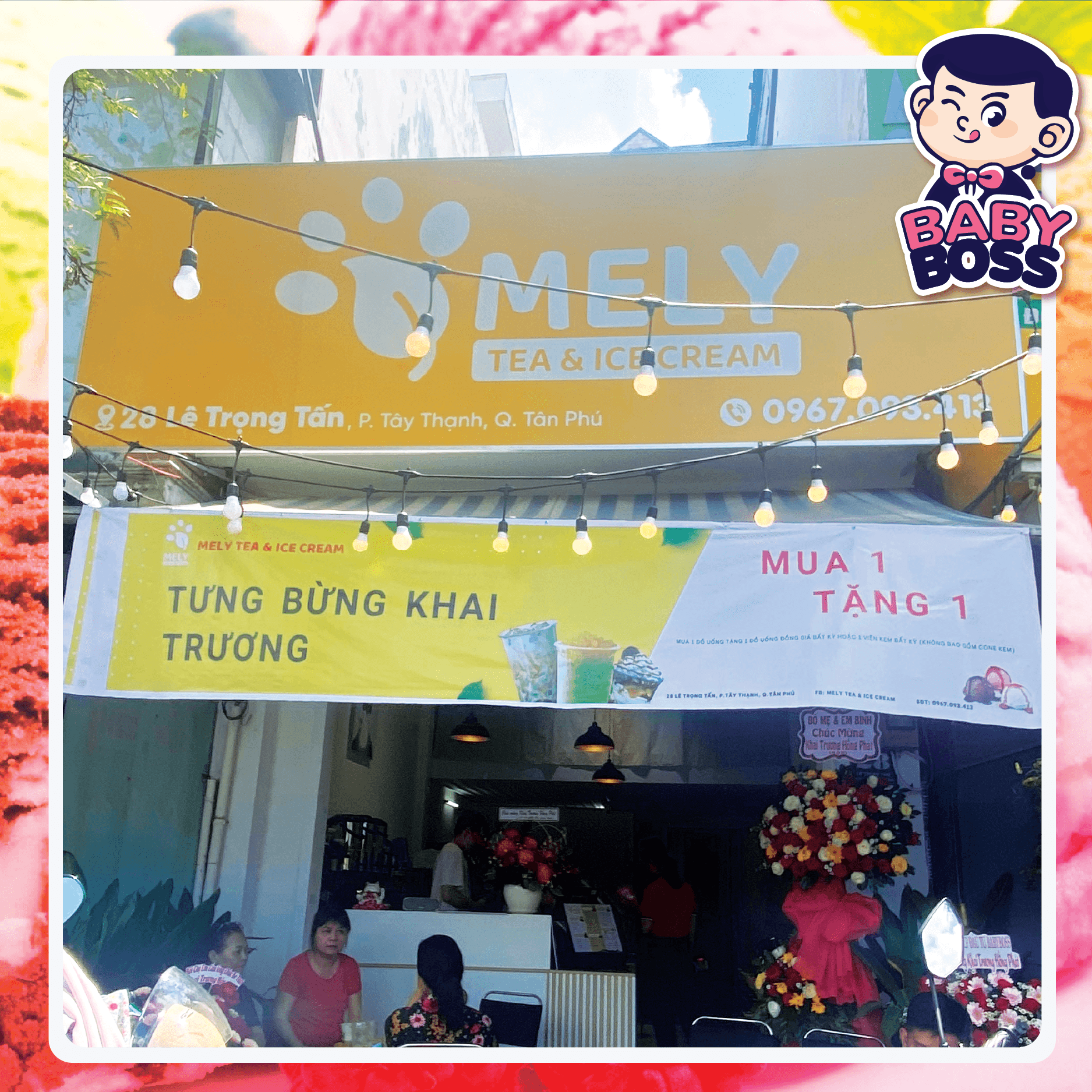 Baby Boss - Mely Partnership: Conquering Tân Phú District with Sweet Italian Gelato Flavours