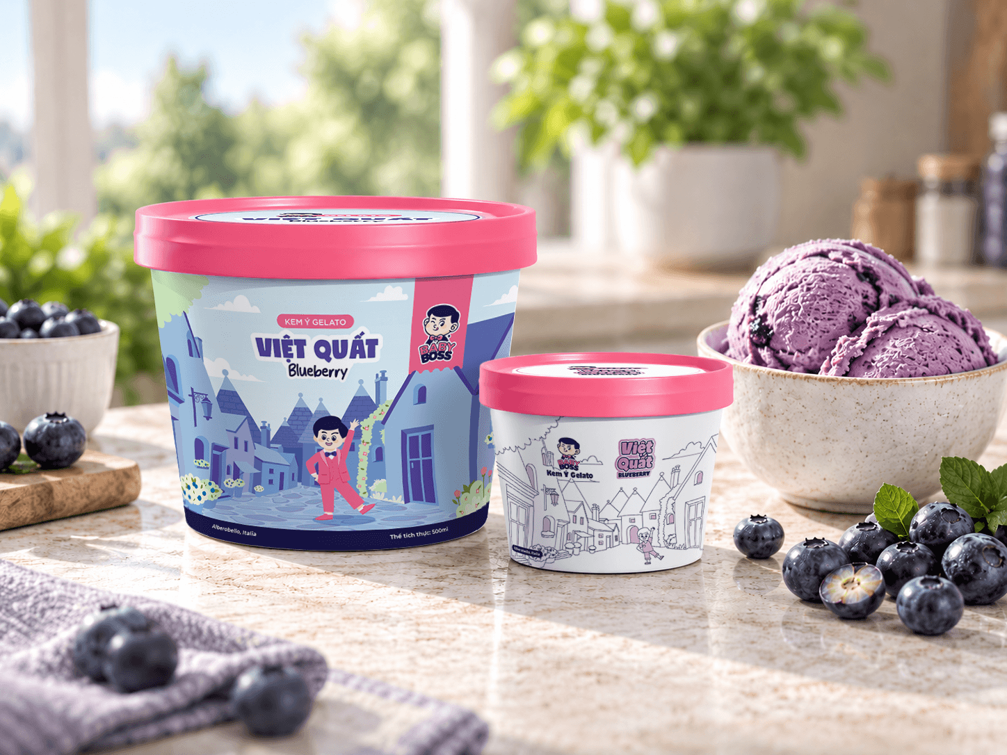 Kem Gelato Promax vị GELATO VIỆT QUẤT