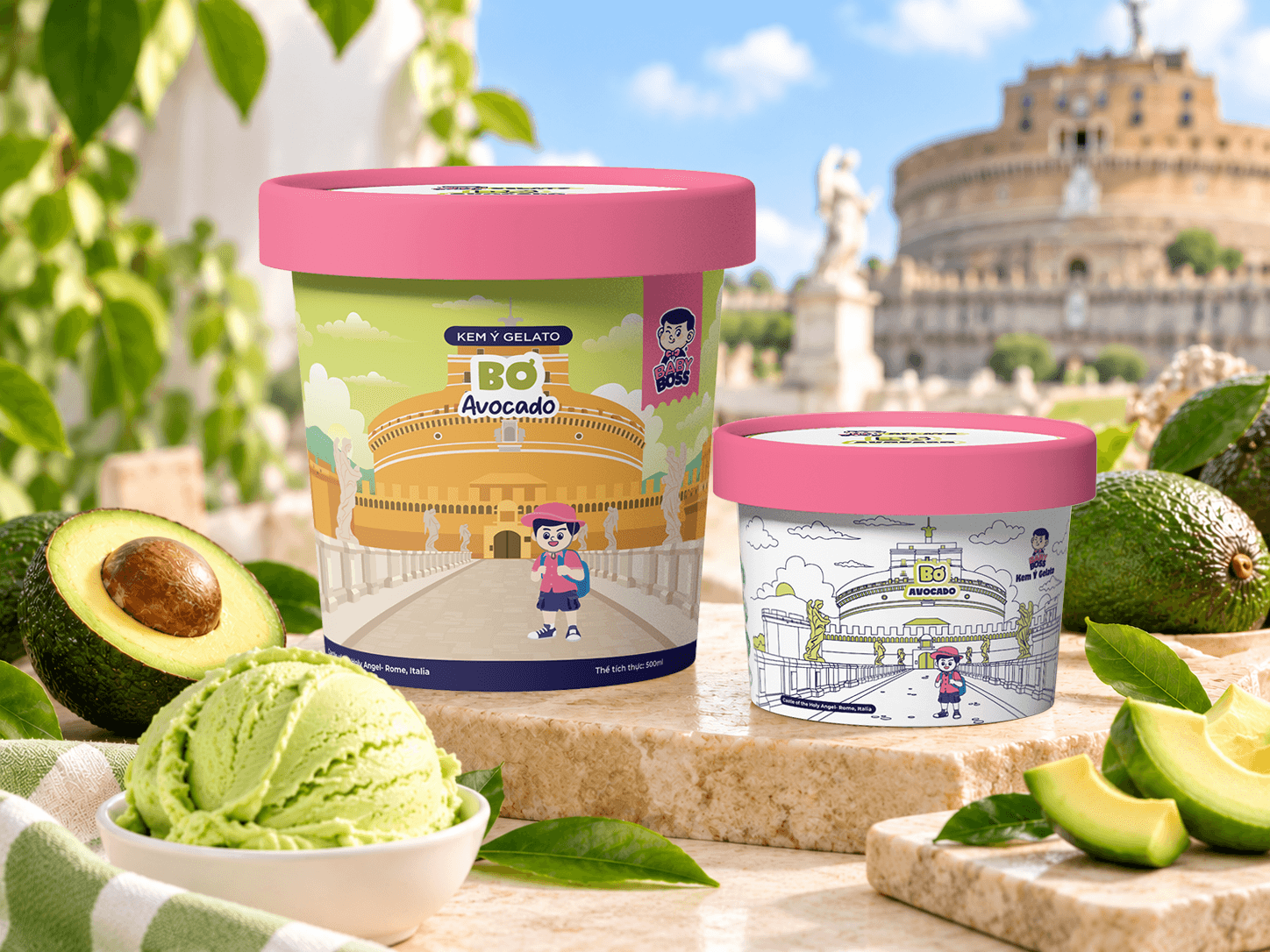 Kem Gelato Promax vị GELATO BƠ