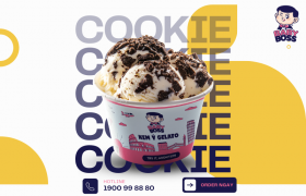  Khám Phá Vị Kem Cực Đỉnh – Gelato Chocolate Cookies Tại Baby Boss