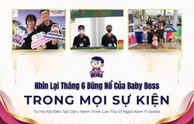 Nhìn Lại Tháng 6 Bùng Nổ Của Baby Boss: Từ Hà Nội Đến Sài Gòn, Hành Trình Lan Tỏa Vị Ngọt Kem Ý Gelato