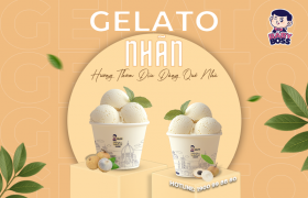 Kem Gelato Nhãn Baby Boss: Tinh Túy Nhãn Lồng, Ngọt Ngào Hương Vị Việt Trong Chuẩn Mực Ý