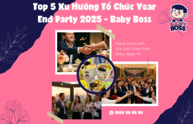 Top 5 Xu Hướng Tổ Chức Year End Party 2025 - Baby Boss