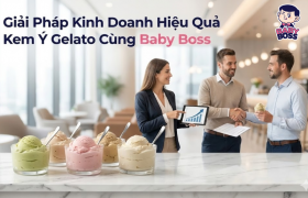 Giải Pháp Kinh Doanh Hiệu Quả Kem Ý Gelato Cùng  Baby Boss