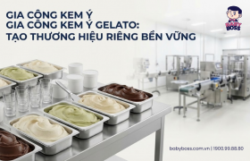 Gia Công Kem Ý Gelato: Tạo Thương Hiệu Riêng Bền Vững