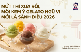 Mứt Thì Xưa Rồi, Mời Kem Ý Gelato Ngũ Vị Mới Là Sành Điệu 2026