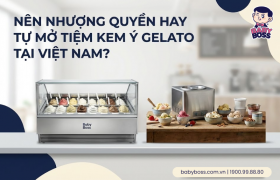 Nên Nhượng Quyền Hay Tự Mở Tiệm Kem Ý Gelato Tại Việt Nam?