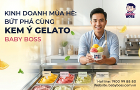 Kinh doanh mùa hè: Bứt Phá Cùng Kem Ý Gelato Baby Boss