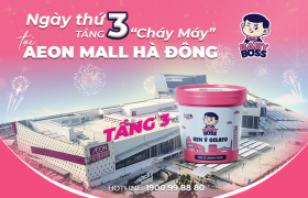 Ngày Thứ 3, Quầy Gelato Baby Boss Tại Aeon Hà Đông Vẫn Cháy Máy