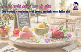 Kem trái cây 3D là gì? Xu hướng check-in mới trong ngành kem hiện đại