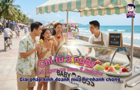 Chỉ từ 3 ngày có ngay xe kem Ý Gelato: Giải pháp kinh doanh mùa hè nhanh chóng