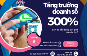 Câu chuyện thành công: Đối tác của Baby Boss tăng trưởng doanh số 300% trong 6 tháng 